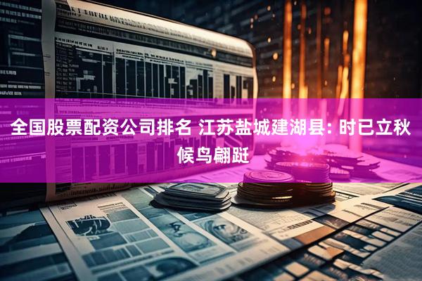 全国股票配资公司排名 江苏盐城建湖县: 时已立秋 候鸟翩跹